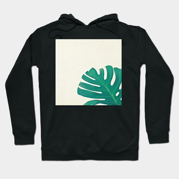 Monstera II Hoodie by Cassia